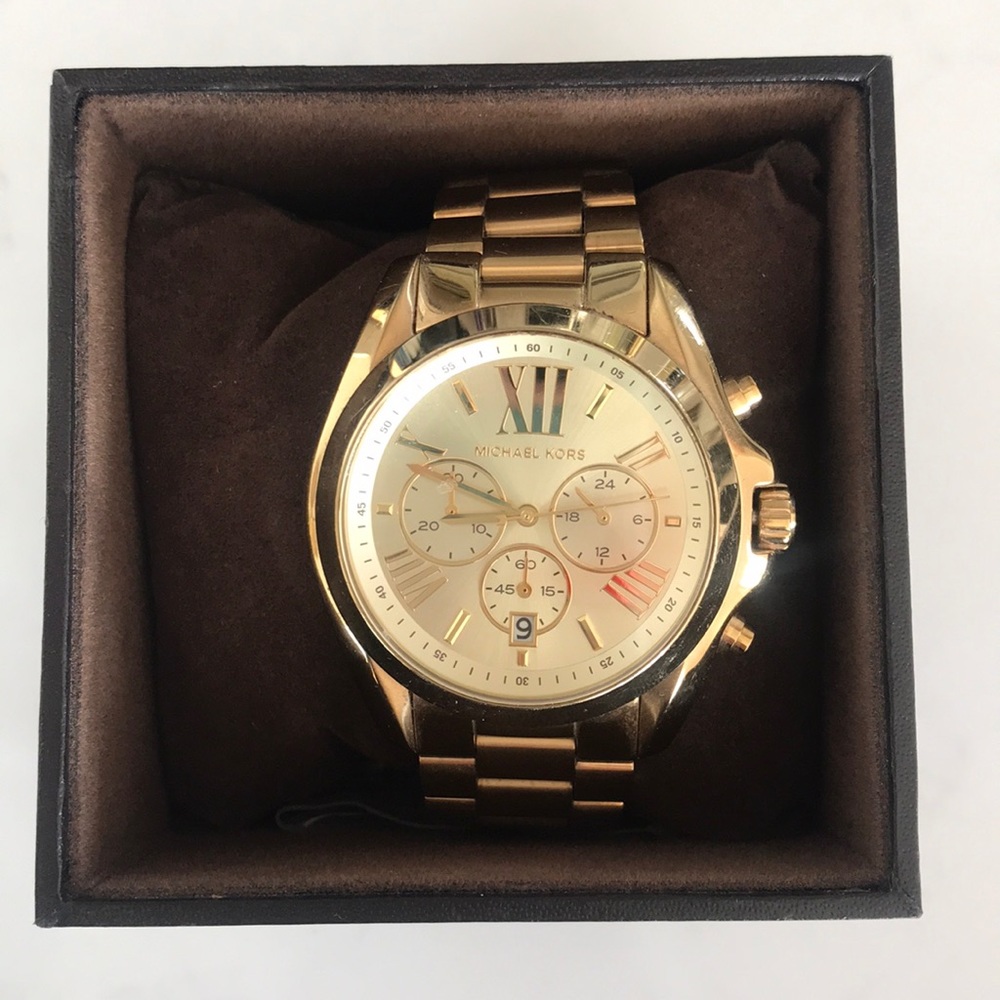 Michael Kors Gold-Tone Stainless Steel Watch